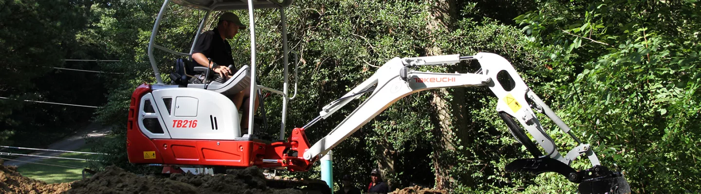 Mini-excavateur 