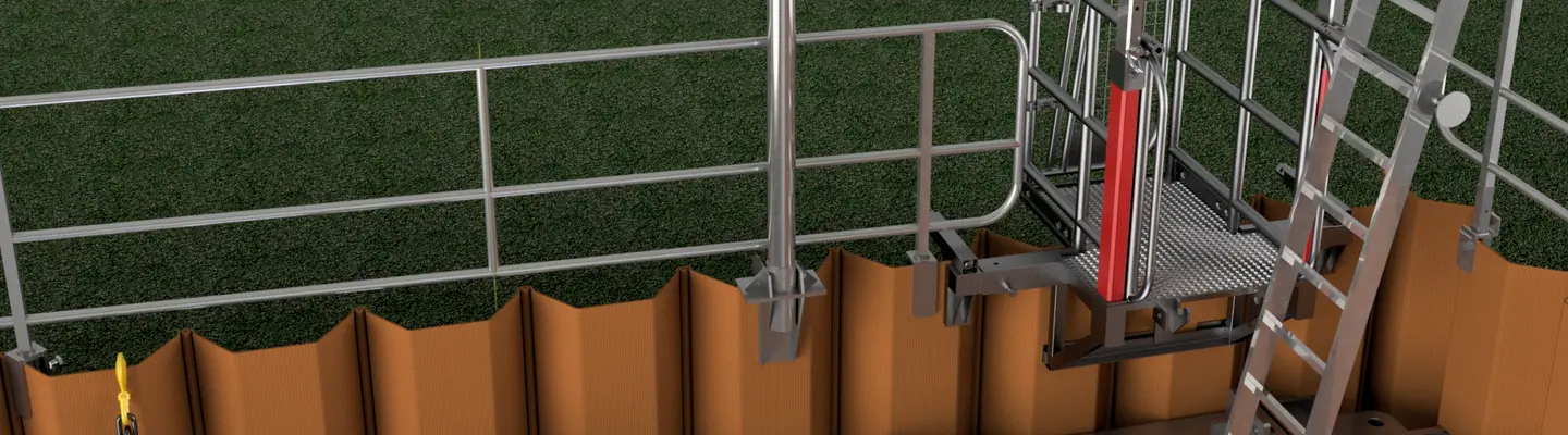 Chantier de construction avec tubes échafaudage et clôture temporaire en place pour assurer la sécurité et sécuriser la zone du projet.