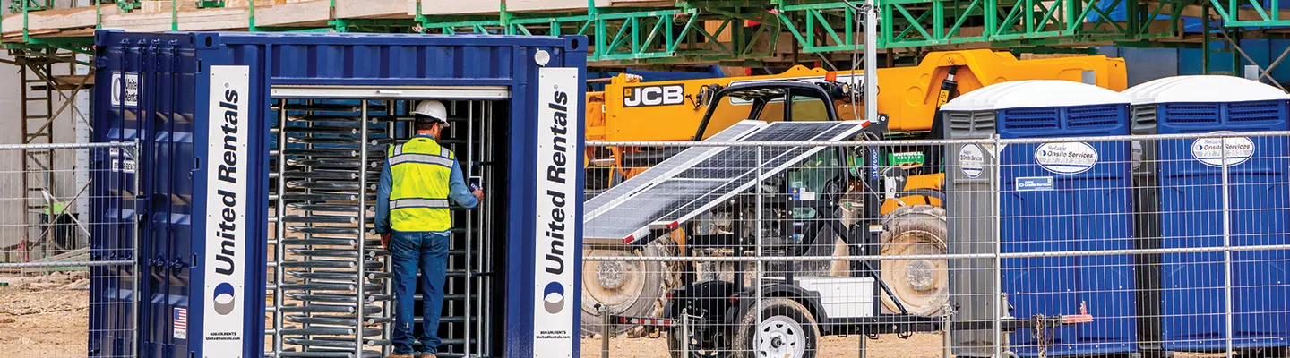 Tourniquet sur un chantier de construction