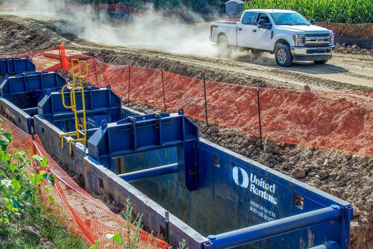 Sécurité des tranchées : Transport du pétrole et du gaz - Hero Image
