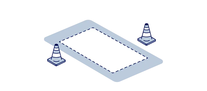 Illustration de préparation du site pour ROS