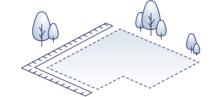 Illustration d’une clôture temporaire