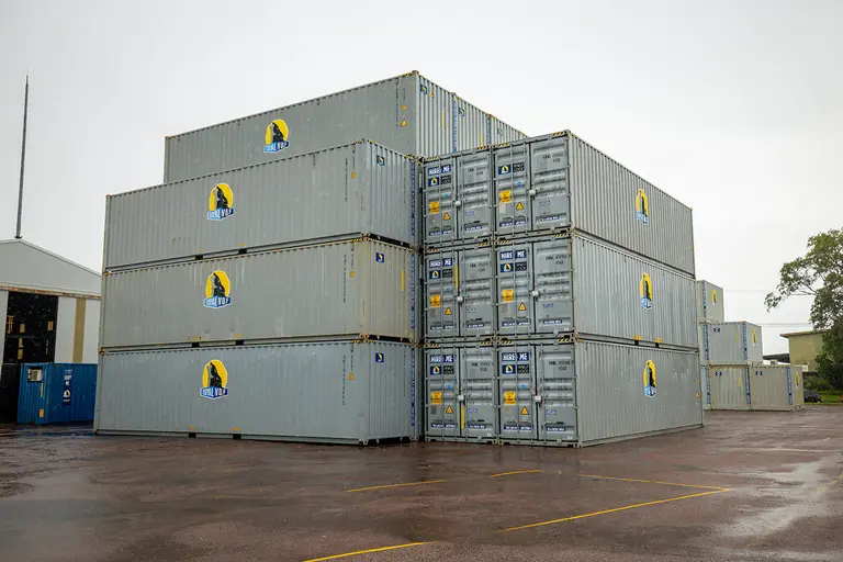 Conteneur de stockage autonome sur place Darwin