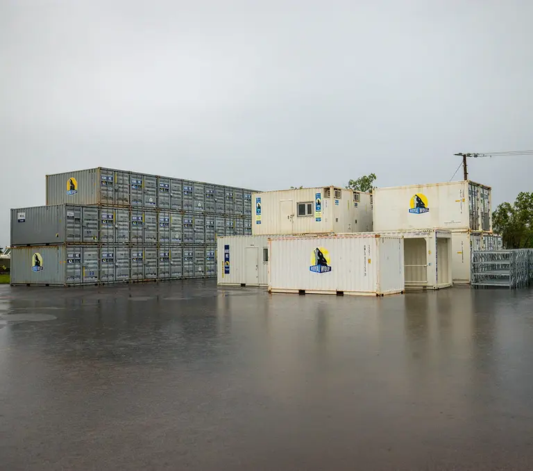 Conteneur de stockage autonome sur place Darwin