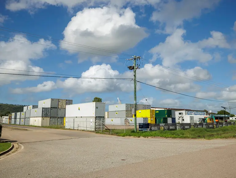 Conteneur sur place, auto-stockage, Townsville