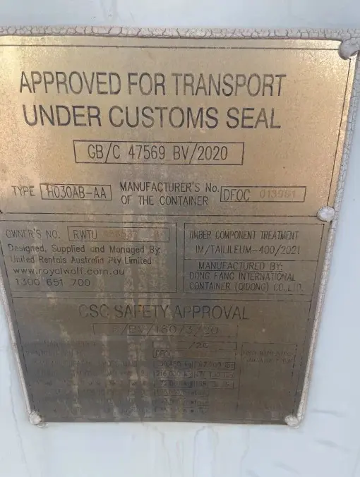 plaque