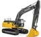 Excavatrice JOHN DEERE jaune et grise 30,4 à 30,8 t