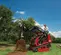 Chargeuse à chenilles compacte TORO rouge et noire 270 à 499 kg