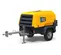 Compresseur diesel Atlas Copco jaune et gris
