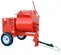 Malaxeur de mortier MULTIQUIP rouge, 0,25 m³, essence