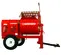 Malaxeur de mortier MULTIQUIP rouge, 0,25 m³, essence