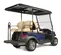 Voiturette de golf électrique Clubcar Tempo bleu et marron