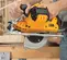Scie circulaire DEWALT jaune, grise et noire, 17,8 cm, électrique