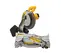 Scie à onglet mixte DEWALT jaune, grise et noire, 30 cm, électrique