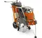 Scie à asphalte autopropulsée Husqvarna de 60,96 cm orange