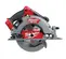Scie circulaire MILWAUKEE rouge, noire et grise, 18,4 cm, sans fil, électrique