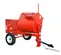 Malaxeur de mortier MULTIQUIP rouge, 0,25 m³, à essence