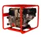Pompe à déchets MULTIQUIP rouge, argent et noire, 7,6 cm, essence