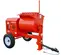 Malaxeur de mortier MULTIQUIP rouge, 0,20 m³, essence