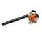 Souffleuse portative STIHL grise, orange et noir, essence