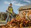 Souffleur à dos Stihl orange et blanc