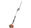 Taille-haie à deux côtés STIHL orange, noir, blanc et argent, 61 cm, essence