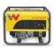 Génératrice portative de 2 500 à 2 900 W WACKER jaune et grise, essence