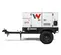 Génératrice remorquable de 20 à 25 kW WACKER blanche et noire, diesel de niveau 4