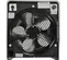 Radiateur HEATWAGON blanc et noir, 65 000 BTU, 240 V/triphasé, électrique