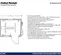 Fiche technique d’un conteneur de bureau de plain-pied, 3 m x 2,4 m x 2,6 m