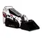 Chargeuse à chenilles compacte BOBCAT blanche et noire de 120 à 180 kg