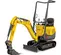 Mini-excavatrice Wacker jaune
