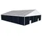 Tente en tissu industriel temporaire série TITAN, isolée, chargée de neige