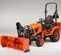 Tracteur compact KUBOTA orange et noir de 24 à 25 ch