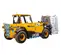 Chariot chariot élévateur électrique JCB jaune à portée variable