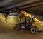 Chariot chariot élévateur électrique JCB jaune à portée variable