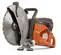 Ébouteuse HUSQVARNA orange, noire et grise, 41 cm, essence