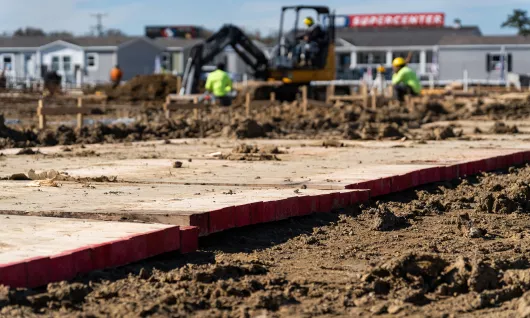 Gros plan sur le tapis en bois