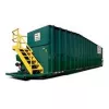 Image de réservoir à vapeur de sécurité vert sur fond blanc