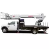 Camion à nacelle élévatrice Elliott blanc