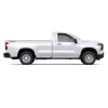 Camionnette Chevrolet blanche d’une demi-tonne