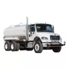 Camion-citerne Freightliner blanc