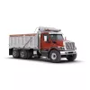 Camion-benne INTERNAT’L rouge