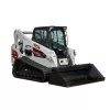 Chargeuse à chenilles compacte BOBCAT blanche, noire et rouge 1&nbsp;542&nbsp;kg