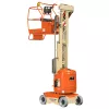 JLG orange et beige 6,1 à 7,3&nbsp;m Nacelle élévatrice à mât vertical, électrique