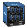 Support à soudeuse MILLERELEC bleu et noir, 450&nbsp;A, 8&nbsp;emplacements