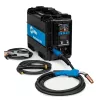 Soudeuse MIG et FCAW MILLERELEC noire et bleue, 120/240 V, 20 à 25 A, électrique
