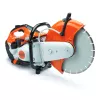 Ébouteuse à béton STIHL orange, blanche et noire, 35,6 cm, essence