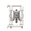 Pompe pneumatique à double membrane VERSAMATIC blanche, 5,1 cm, polypropylène