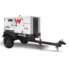 Génératrice remorquable de 20 à 25&nbsp;kW WACKER blanche et noire, diesel de niveau&nbsp;4